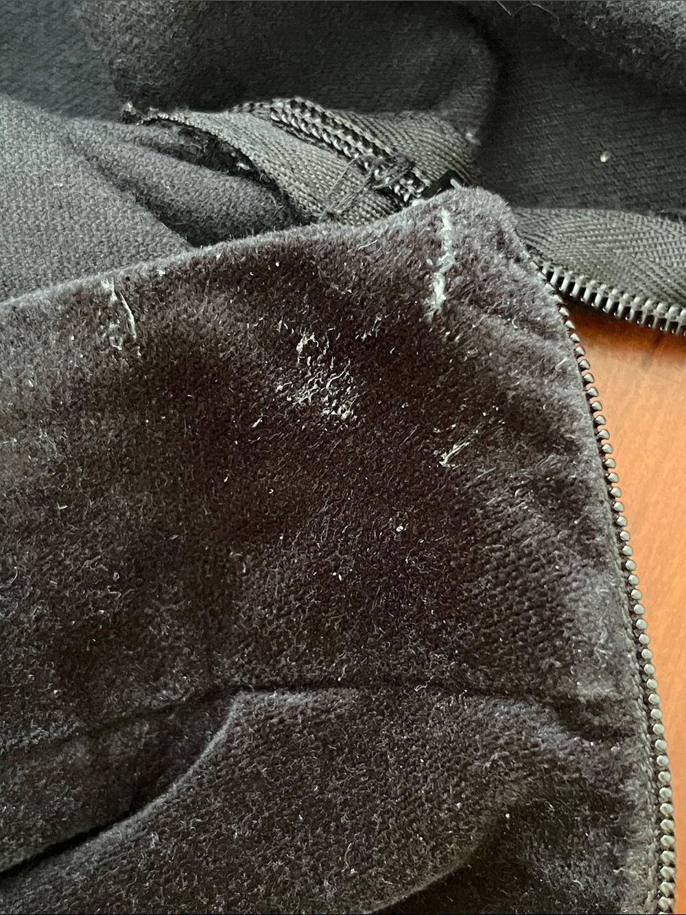 Talbots Black Velvet Slim Ankle Pants 14P Cotton - Picture 7 of 7